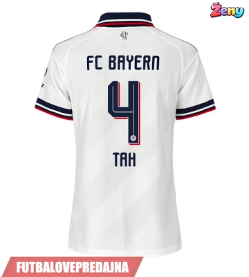 Lacne Ženy Futbalové dres Bayern Munich Jonathan Tah #4 2026-27 Krátky Rukáv - Preč